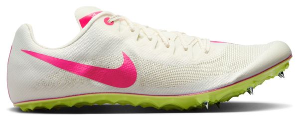 Nike Zoom Ja Fly 4 Wit Roze Geel Track &amp; Field Schoenen