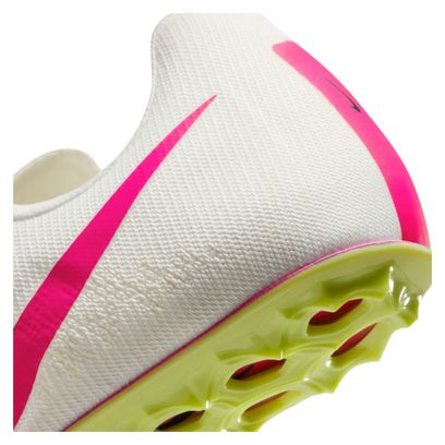 Zapatillas de Atletismo Nike Zoom Ja Fly 4 Blancas Rosa Amarillas