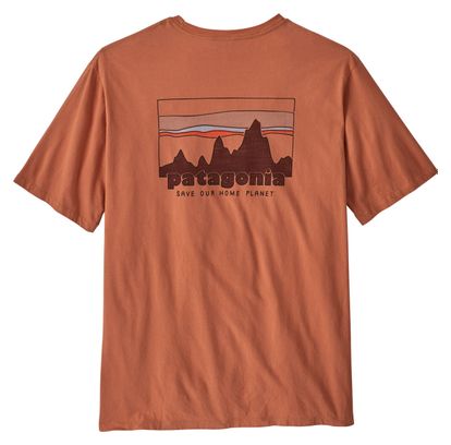 T-Shirt Patagonia '73 Skyline Organic Orange