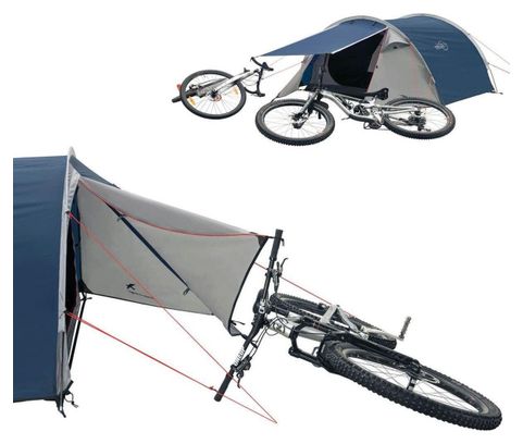 Tente de cyclotourisme pour 3 personnes - Vega 300 - 100% polyester respirant