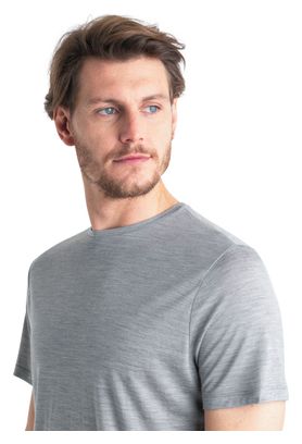 Icebreaker Merinos 125 Cool-Lite Sphere III T-shirt Grijs