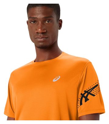 Maillot manches courtes Asics Icon Orange Homme