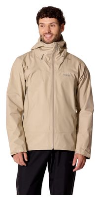 RAB Namche Gore-Tex Waterproof Jacket for Men, Beige