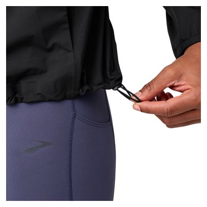 Brooks Canopy wasserdichte Jacke für Damen, schwarz
