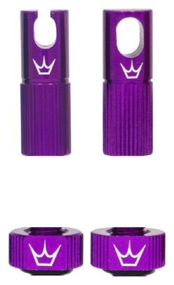 Peaty&#39;s x Chris King (MK2) Tubeless Valve Accessories Purple