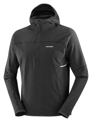 Salomon Sense Aero Hybrid Hoody Zwart Heren