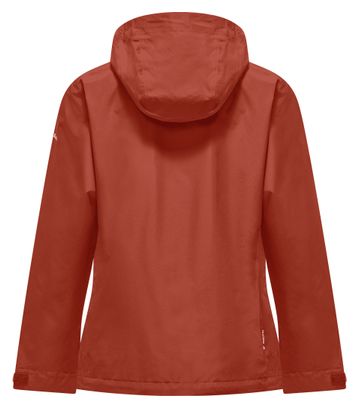 Giacca impermeabile Salewa Puez 2.5L Powertex rossa da donna