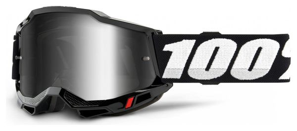 100% ACCURI Maske 2 | Schwarz | Mirror Argents Brille