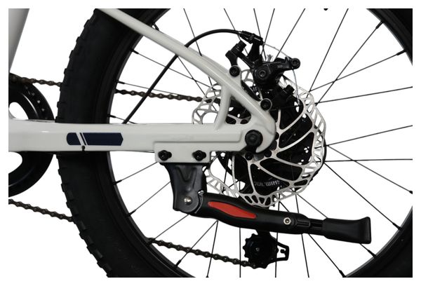 Scamp TallFox Shimano Tourney 7V 20'' witte semi-stijve MTB voor kinderen