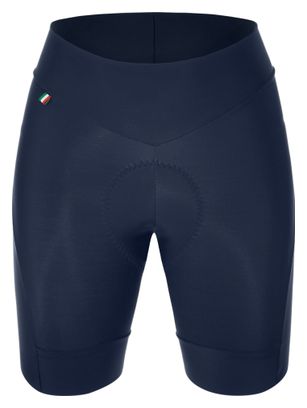 Pantalón corto sin tirantes Santini Omnia Azul Mujer