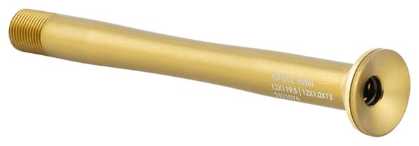 Bontrager Switch Lever Pro Vooras 12x100mm | M12x1.0 | Goud