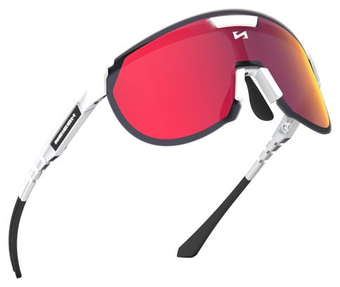 Lunettes Aerotrail Blanc Brillant / Miroir Rouge Scicon Sports
