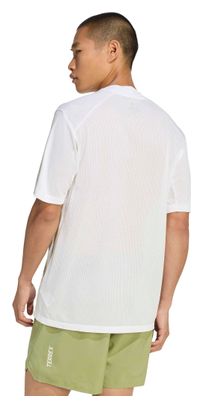 Camiseta de manga corta adidas Terrex Xperior Climacool+ Blanca para hombre