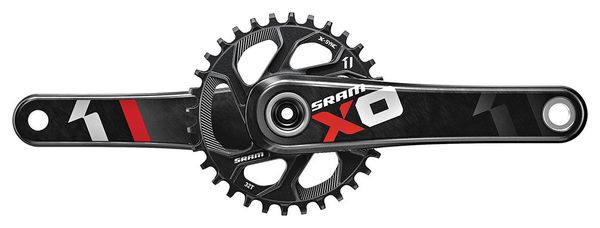 SRAM X01 BB30 (Not included) 11S Crankset DirectMount 32t Chainring Red