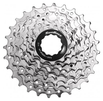 Cassetta SUNRACE 8 velocità CSR86 12-25T - Argento