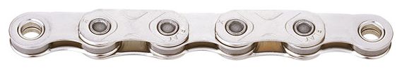 KMC X Flat gewaxte platte ketting 12/13S zilver