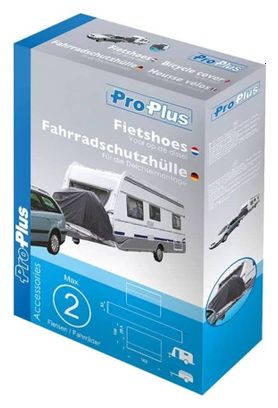 ProPlus Housse pour 2 bicyclettes Noir 330289