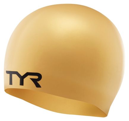 Bonnet de Bain Tyr Silicone Cap No Wrinkle Gold