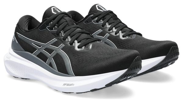 Chaussures de Running Asics Gel Kayano 30 Large 2E Noir Gris Homme
