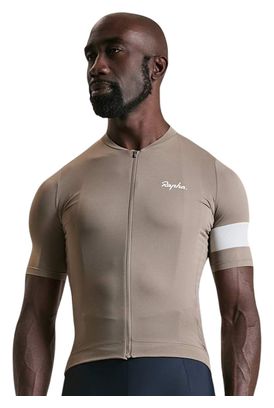 Maillot Manches Courtes Rapha Core Lightweight Beige/Blanc Homme