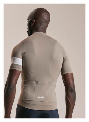 Maillot Manches Courtes Rapha Core Lightweight Beige/Blanc Homme