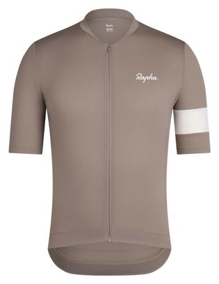 Maillot Manches Courtes Rapha Core Lightweight Beige/Blanc Homme