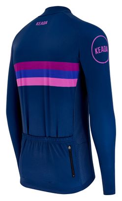 Maillot de cyclisme à manches longues pour homme - Sunset