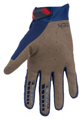 Paar lange Kenny Track Gloves Blue Nany / Red