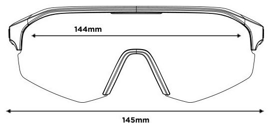 Bollé Lightshifter XL Wit / Zilver Gepolariseerd
