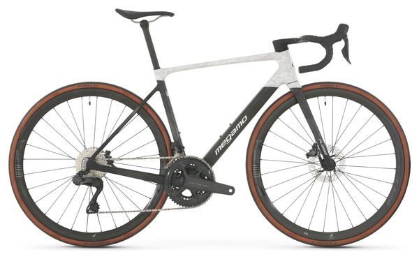 Bicicletta da strada Megamo Raise 05 Shimano Ultegra Di2 700 mm Nero/Grigio/Bianco 2026