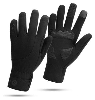 Gants Velo Long De Hiver Rogelli Core II - Femme - Noir