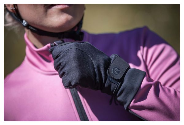 Gants Velo Long De Hiver Rogelli Core II - Femme - Noir