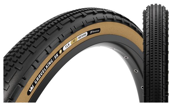 Panaracer GravelKing SK R Schotterreifen 700 mm Tubeless Ready Folding ZSG Gravel Compound BeadLock TuffTex R Black Amber Sidewall