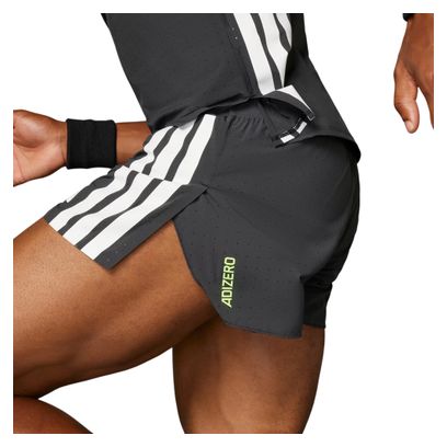 adidas Adizero 3in Split Shorts, Black, Men's