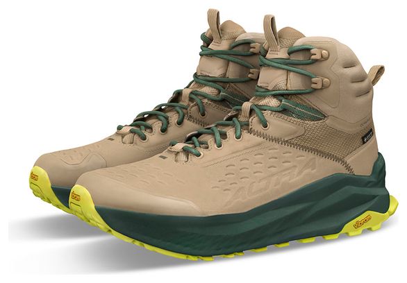 Altra Olympus Hike Mid GTX Beige/Green Men's Hiking Shoes