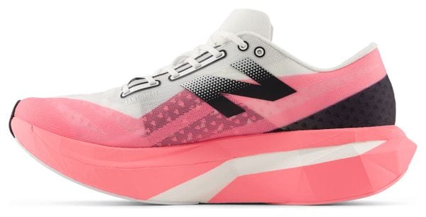 Running Shoes New Balance FuelCell SuperComp Elite v4 Pink/White Homme