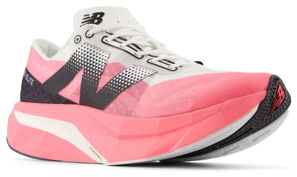 Running Shoes New Balance FuelCell SuperComp Elite v4 Pink/White Homme