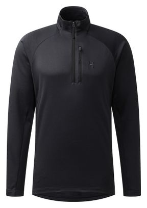 Polaire Haglöfs Korp Mid 1/2 Zip Noir Homme