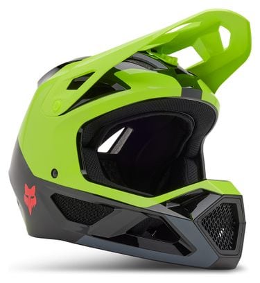 Casco integral Fox Rampage Barge Amarillo fluorescente/gris