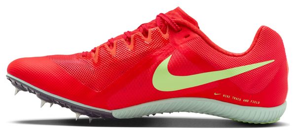 Nike Zoom Rival Multi Red/Green Men's Track &amp; Field Shoes
