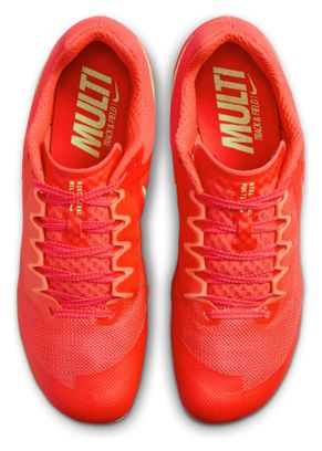 Nike Zoom Rival Multi Rood/Groen Heren Track &amp; Field Schoenen