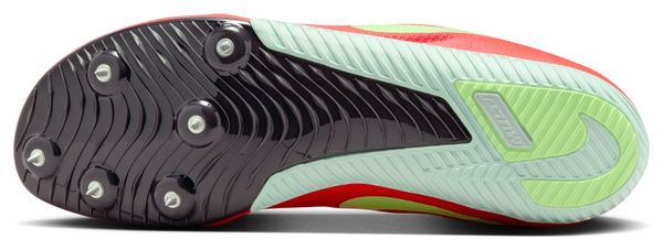 Nike Zoom Rival Multi Red/Green Men's Track &amp; Field Shoes