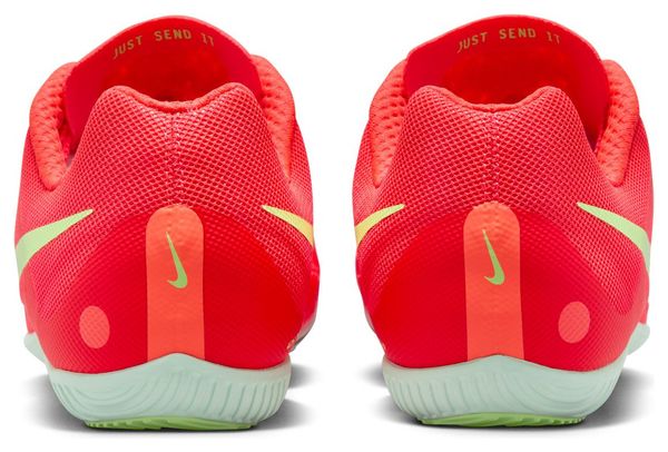 Nike Zoom Rival Multi Red/Green Men's Track &amp; Field Shoes