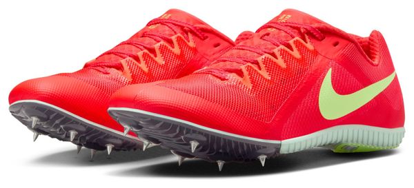 Chaussures d'Athlétisme Nike Zoom Rival Multi Rouge/Vert Homme