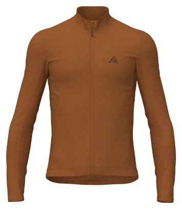 Maillot Manches Longues 7Mesh Tantalus Marron Homme