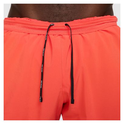 Heren Nike AeroSwift 4in Split Short Rood