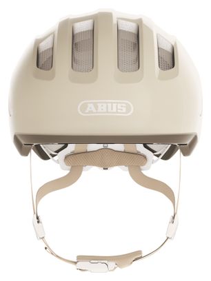 Casco infantil Abus Smiley 3.0 Flace LED beige para niños