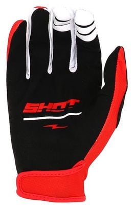 Gants Shot Bmx Rogue Hawk Adulte Rouge T.L