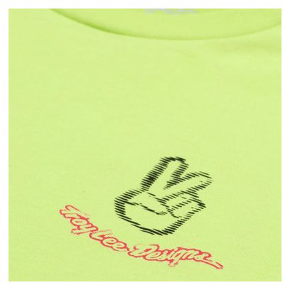 T-Shirt Manches Longues Troy Lee Designs Peace Out Jaune