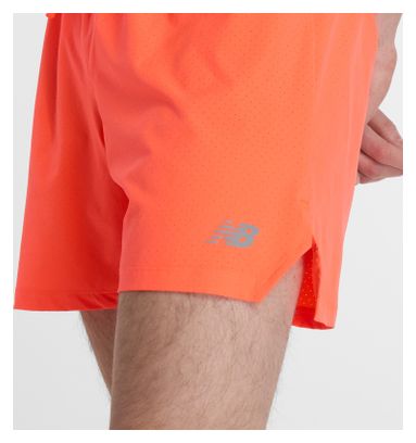 Short New Balance RC 5in Rouge Homme